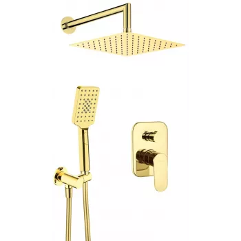 DEANTE inbouw-douchset Arnika chroom 250mm ronde regendouchekop