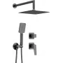 DEANTE inbouw doucheset chroom 250mm regendouche met handdouche