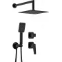 DEANTE inbouw doucheset chroom 250x250mm vierkante regendouchekop met handdouche