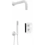 DEANTE inbouw-doucheset met mengkraan BOX - met handdouche, chroom, 250 mm regendouche