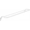DEANTE dubbele handdoekhouder - wandgemonteerd, mat zwart, messing, 450 mm