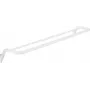 DEANTE dubbele handdoekhouder - wandgemonteerd, mat zwart, messing, 450 mm