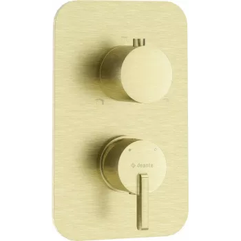 DEANTE buiten-element voor mixer BOX - inbouw badmengkraan afdekplaat, mat zwart