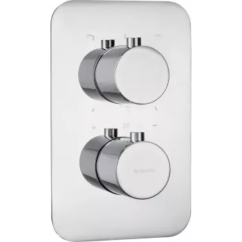 Deante buitenelement voor thermostaat-BOX chroom
