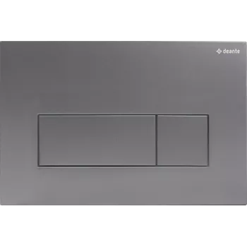DEANTE bedieningsplaat voor inbouw-reservoirs - slim, zilver, voor Cersanit AQUA