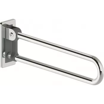 DEANTE Opklapbare wandhouder 70 cm Wit Staal Ruimtebesparende legplanksteun