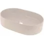DEANTE graniet-composiet wastafel met afdruipgedeelte - beige - 780x435 mm