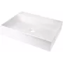 DEANTE granieten wastafel met kraangat - 500x400 mm antracietgrijs