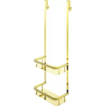 DEANTE hangend doucherek zwart 2 plateaus