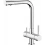 DEANTE Keukenmengkraan met waterfilter BCH_065M - 3-weg gepolijst Chroom