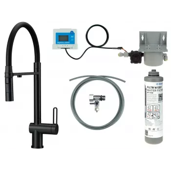 DEANTE Keukenkraan met waterfiltersysteem, flexibele uitloop