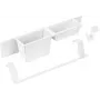 DEANTE spoelbak accessoireset 3-delig: bamboe snijplank, RVS afdruiprek, zeepdispenser