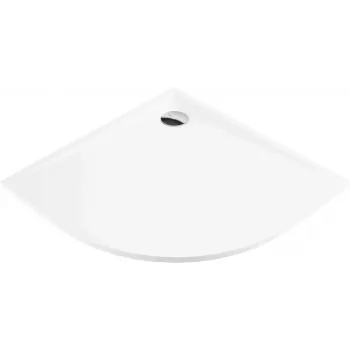DEANTE KTS 054B acryl douchebak 80 cm vierkant wit