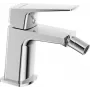 DEANTE Moza bidet eenhendelmengkraan chroom, een-gats kraan voor opbouwmontage