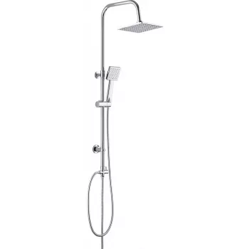 DEANTE NAC 01FK 1-functie douchekop, regenstraal, chroom, 100 mm
