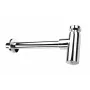 DEANTE NHC 031K ronde wastafelsifon verchroomd messing flessensifon