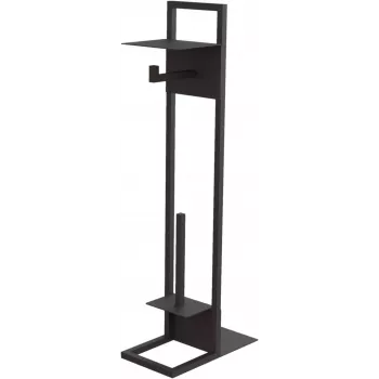 DEANTE papierhouder met opbergvak - zwart, A4 documentenlade, bureau-organizer