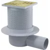 DEANTE puntafvoer - rooster RVS 150x150 mm K3