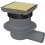 DEANTE Point Drain - omkeerbare 100x100 mm RVS doucheafvoer