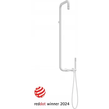 DEANTE regendouche met kraan - chroom, 250 mm ronde regendouchekop, 3 functies handdouche, wandmontage