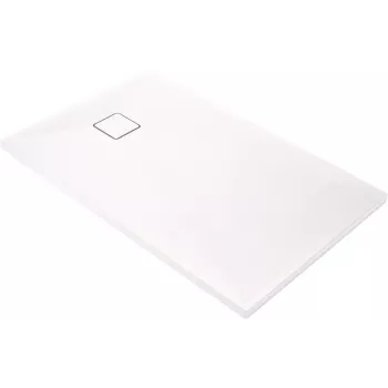 DEANTE rechthoekige graniet douchebak 120x80 cm antracietgrijs