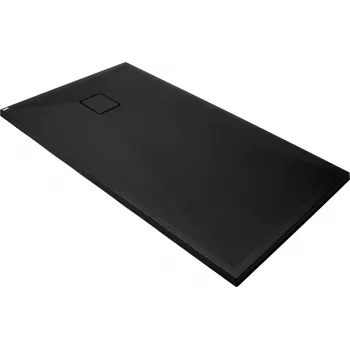 DEANTE rechthoekige granieten douchebak 140x70 cm zwart