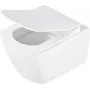 DEANTE rimless wandhangend toilet President-serie wit keramiek