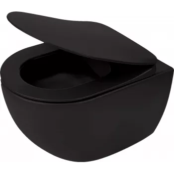 DEANTE rimless wand-WC diepspoeler wit D-vorm