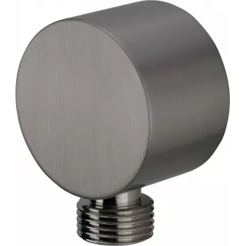DEANTE haakse verbinder 90° voor 25 mm ronde buis, verchroomd zilver