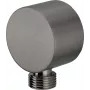 DEANTE haakse verbinder 90° voor 25 mm ronde buis, verchroomd zilver