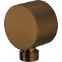 Deante Cascada NAC_C54K Ronde hoekaansluiting voor douchslang, 1/2 inch, geborsteld brons