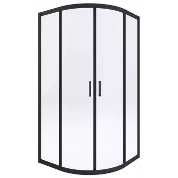 DEANTE Halfronde douchecabine 80x80 cm chroom