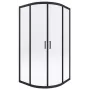 DEANTE Halfronde douchecabine 80x80 cm chroom