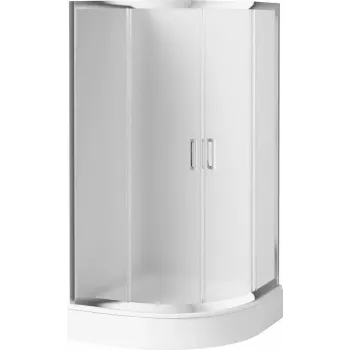 DEANTE douchewand halfrond 80x80 cm - hoogte 170 cm