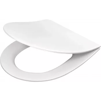 DEANTE Slim soft-close toiletbril D-vorm wit duroplast