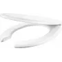 DEANTE soft-close toiletbril van duroplast, verstelbare scharnieren, wit glanzend