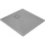 DEANTE vierkante granieten douchebak 90x90 cm antraciet