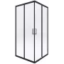 DEANTE vierkante douchecabine 80x80 cm chroom aluminium helder gehard glas