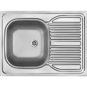 DEANTE spoelbak 1-bowl met afdruipgedeelte - opbouw ZM6_0110
