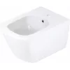 DEANTE wandhangend bidet Cersanit Crea keramiek wit glanzend rechthoekig 1 kraangat