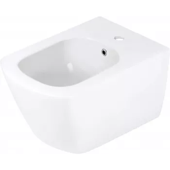 DEANTE wandhangend bidet Cersanit Crea keramiek wit glanzend rechthoekig 1 kraangat