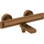 DEANTE thermostatische badkraan mat zwart wandmontage