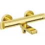 DEANTE thermostatische badkraan mat zwart 2-gats wandmontage