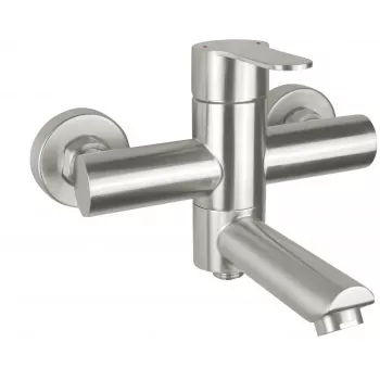 DEANTE wandgemonteerde badkraan met handdouche, chroom