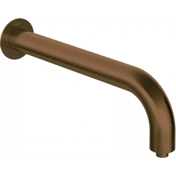 DEANTE wanddouche-uitloop - 380 mm, mat zwart, messing, eenhendelmengkraan, 150 mm aansluitafstand