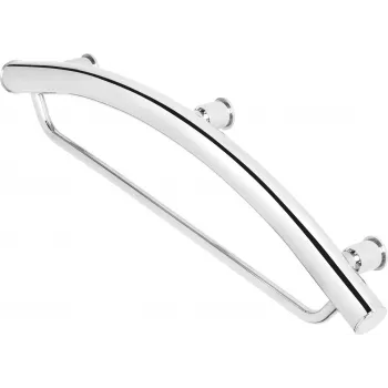 DEANTE Wandhanddoekhouder 2in1 - roestvrij staal, gepolijst chroom, 450 mm