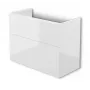DEANTE Wasmeubel zonder Blad, Wit Mat, 2 Lades, Wandmontage