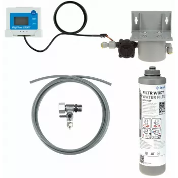 DEANTE waterfilterkan-set 3,3 L met 3 Dafi Classic filters, transparant/wit