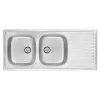DEANTE ZEU 3210 2-baks RVS gootsteen met afdruiprek