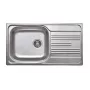 DEANTE ZEX 3113 1-baks RVS spoelbak met afdruipvlak